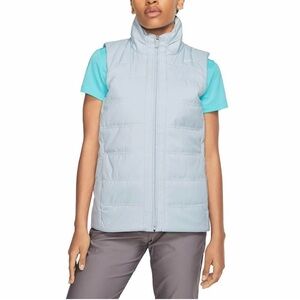 Nike Women's Gray Blue Platinum Puffer Vest Large